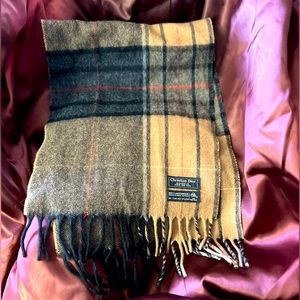 DIOR vintage Wool rare Scarf